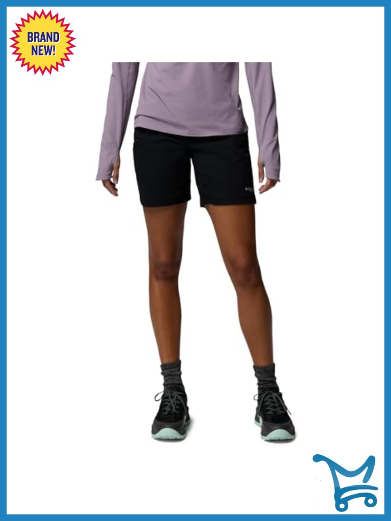 Nylon Hiking Shorts With Omni-Shield, Cargo Pockets, Mid Rise, Active Fit